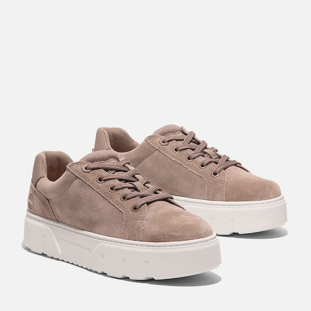 Timberland Women's Laurel Court Low Lace-Up Sneaker Size 10us